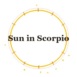 Sun in Scorpio